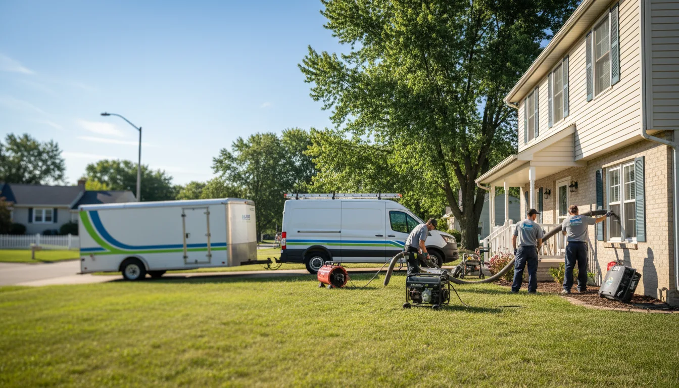 Flooded Basement Restoration And Cleanup With Repair in Martin, ND near me